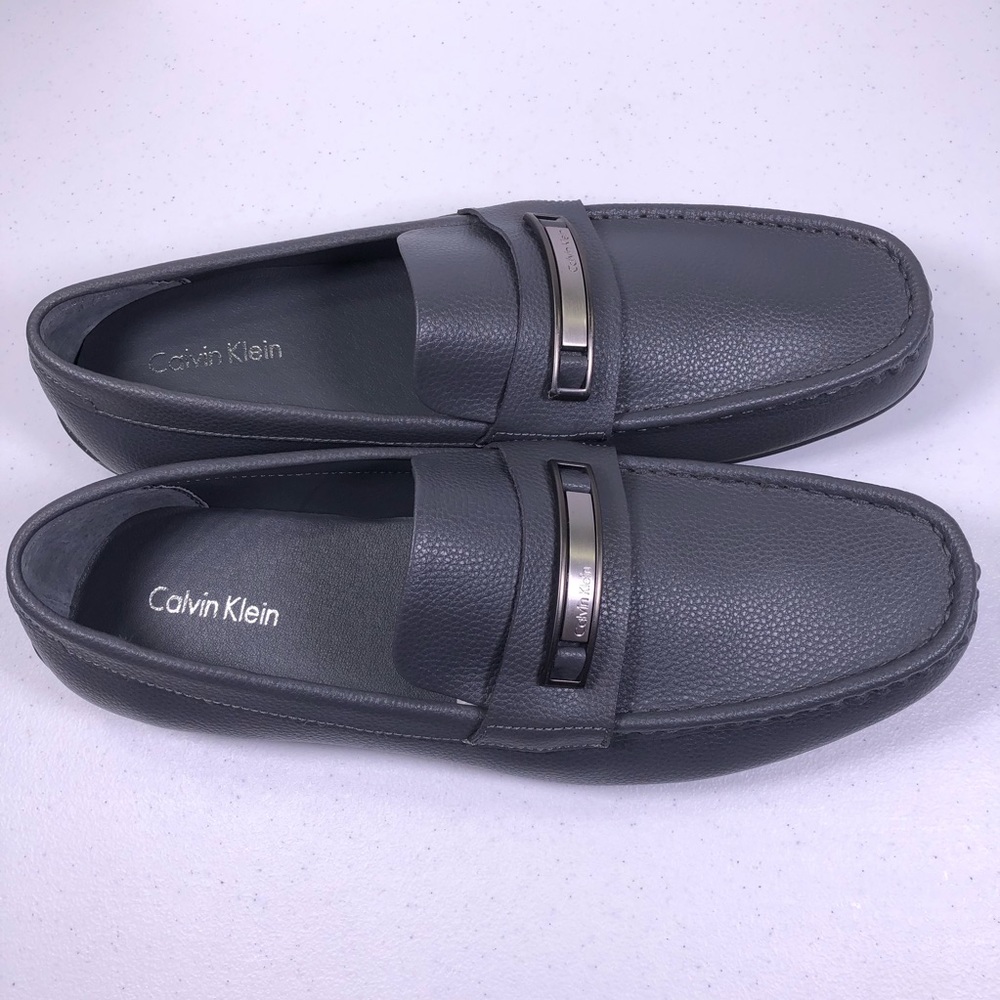 Calvin Klein Irving Mens Slip On Loafers Leather - Picture 6 of 8